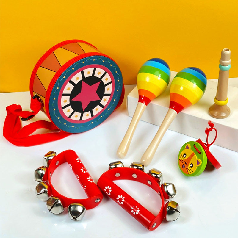Wooden Musical Instrument Set for Kids