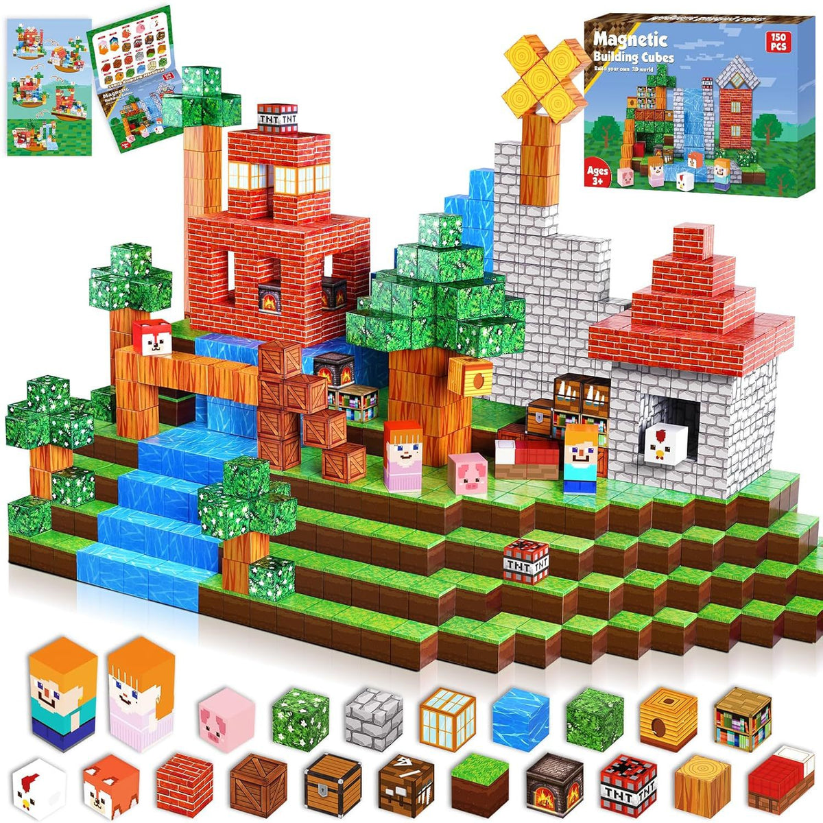 Magnetic Building Blocks Themed Sets