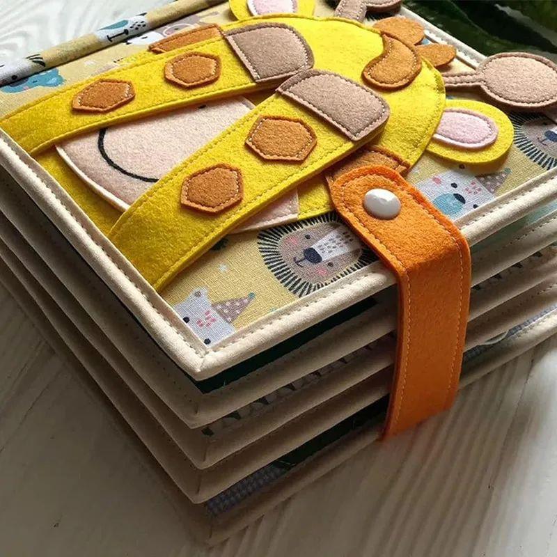 Quiet Book Montessori Baby Toys Felt Busy Book for Little Children