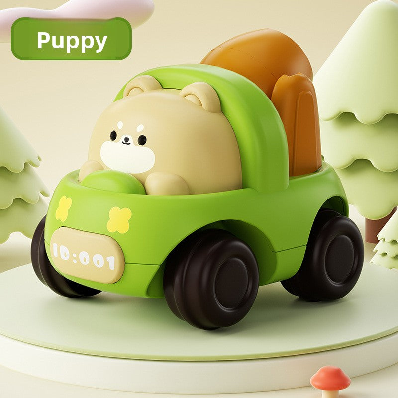 Cute Animal Engineering Vehicle Toy