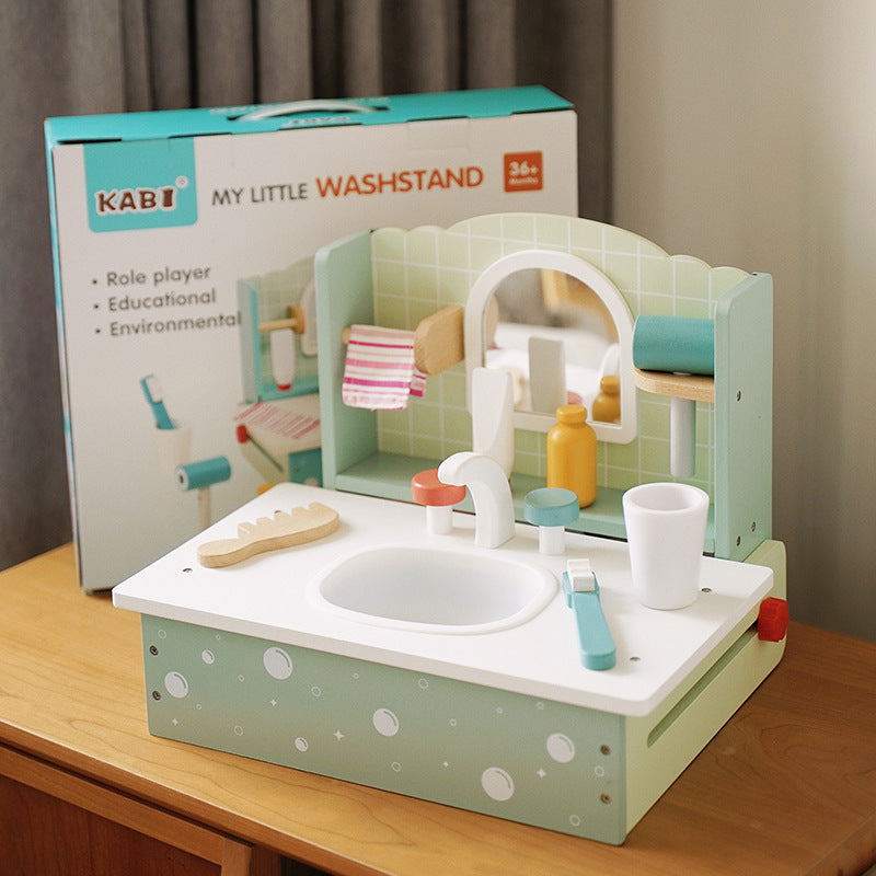 Afternoon Tea & Ice cream Set -Wooden Kitchen Role Play Toys