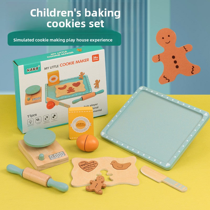 Afternoon Tea & Ice cream Set -Wooden Kitchen Role Play Toys