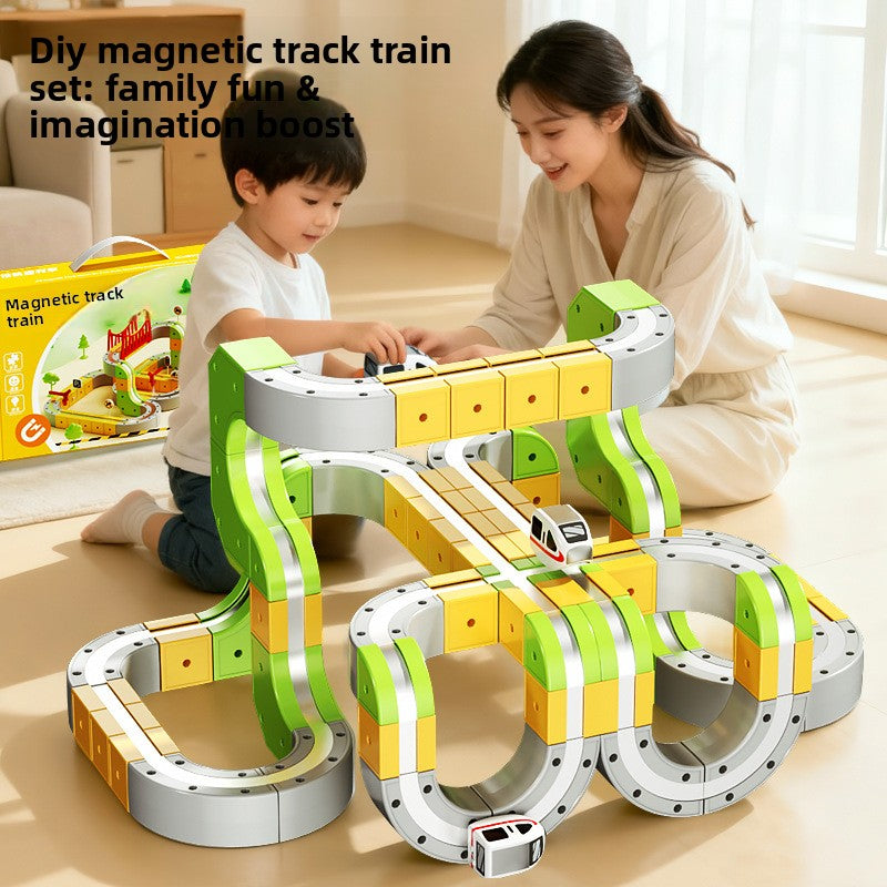 Magnetic Educational Toy Train Set