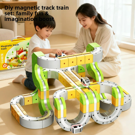 Magnetic Educational Toy Train Set