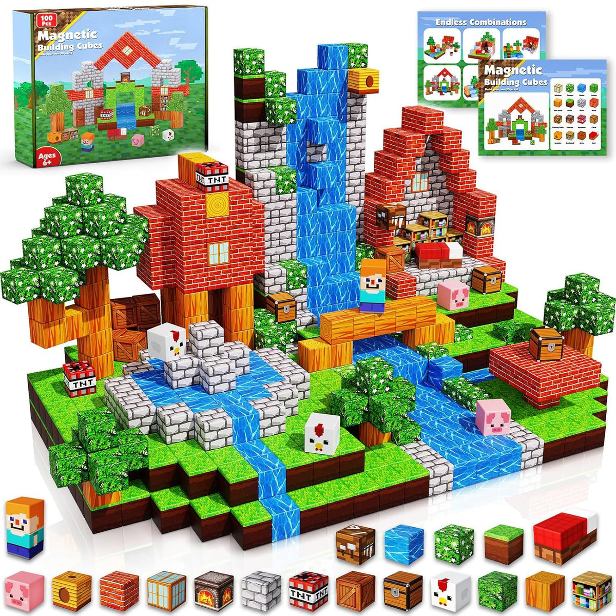 Magnetic Building Blocks Themed Sets