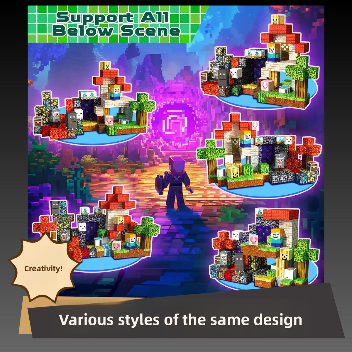 Magnetic Building Blocks Themed Sets