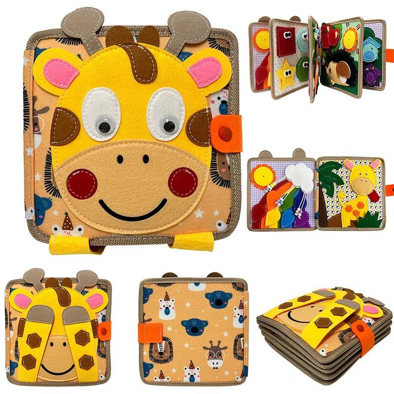 Quiet Book Montessori Baby Toys Felt Busy Book for Little Children