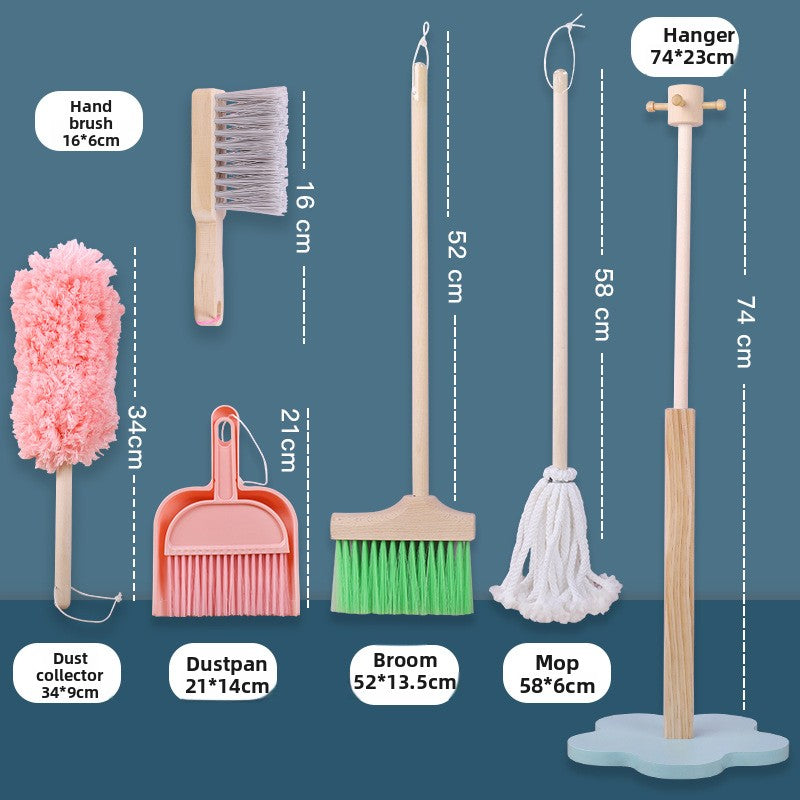 Wooden Clean Up Role Play Set