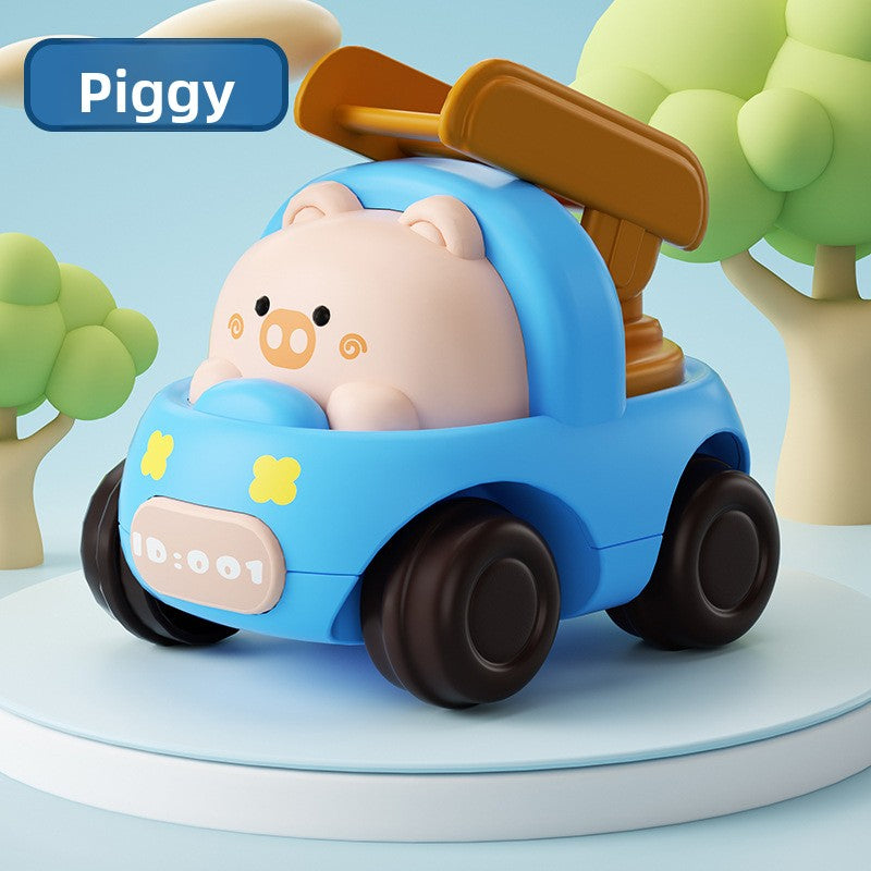 Cute Animal Engineering Vehicle Toy