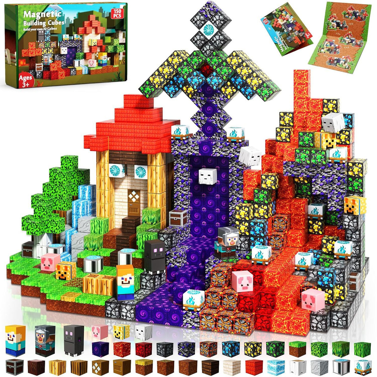 Magnetic Building Blocks Themed Sets