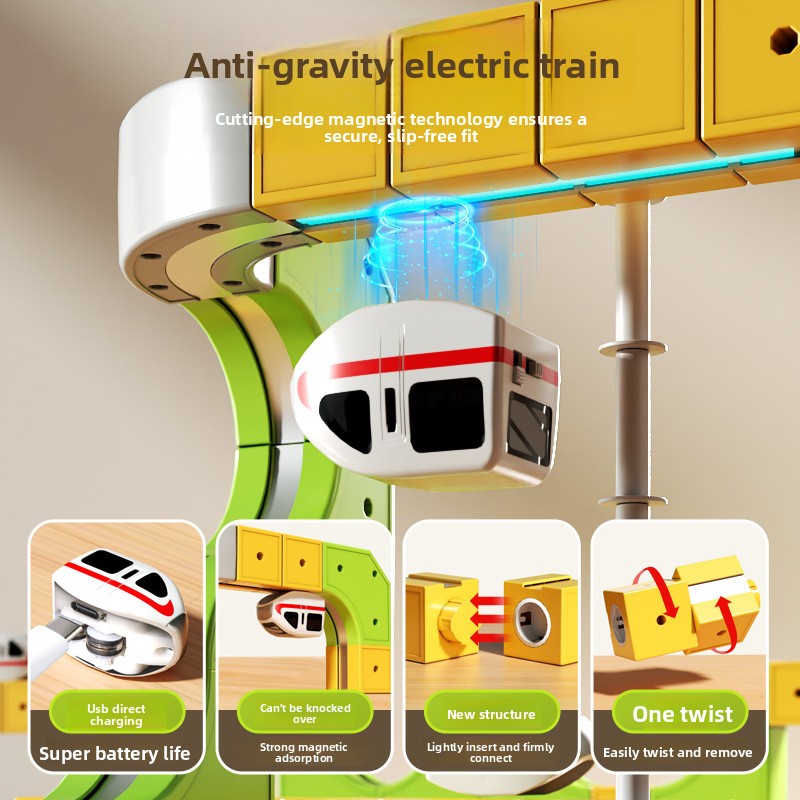 Magnetic Educational Toy Train Set