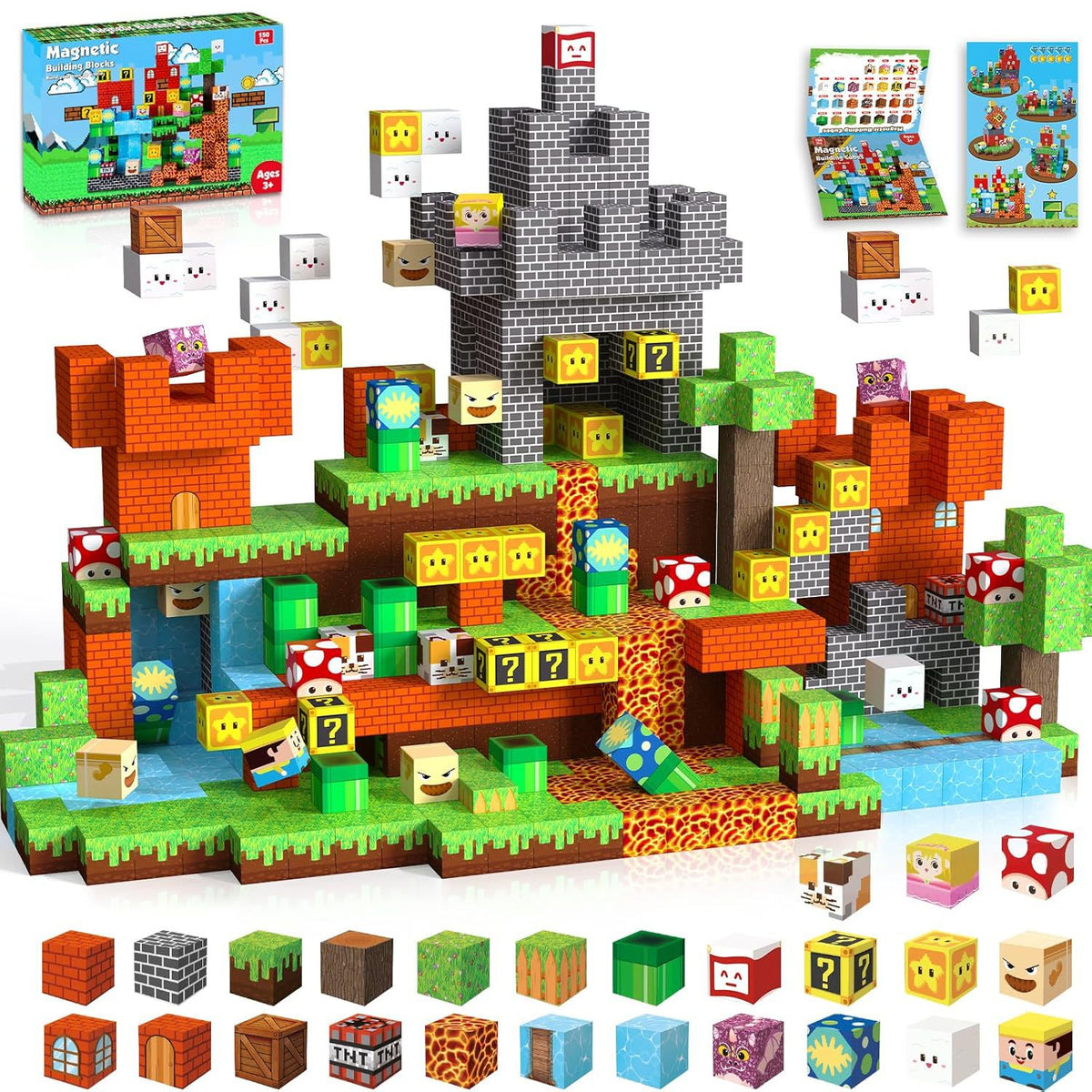 Magnetic Building Blocks Themed Sets