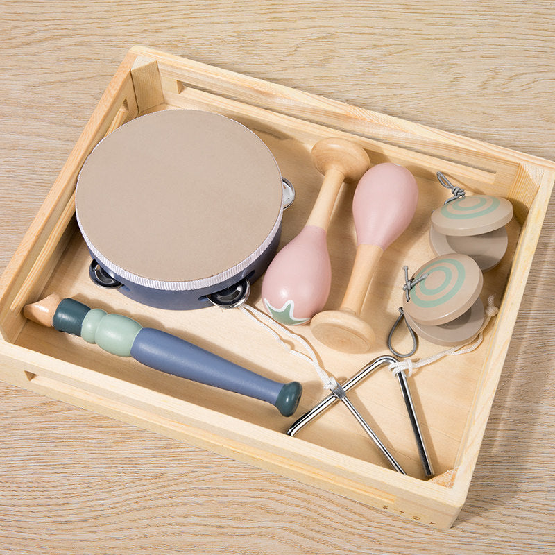 Wooden Musical Instrument Set for Kids