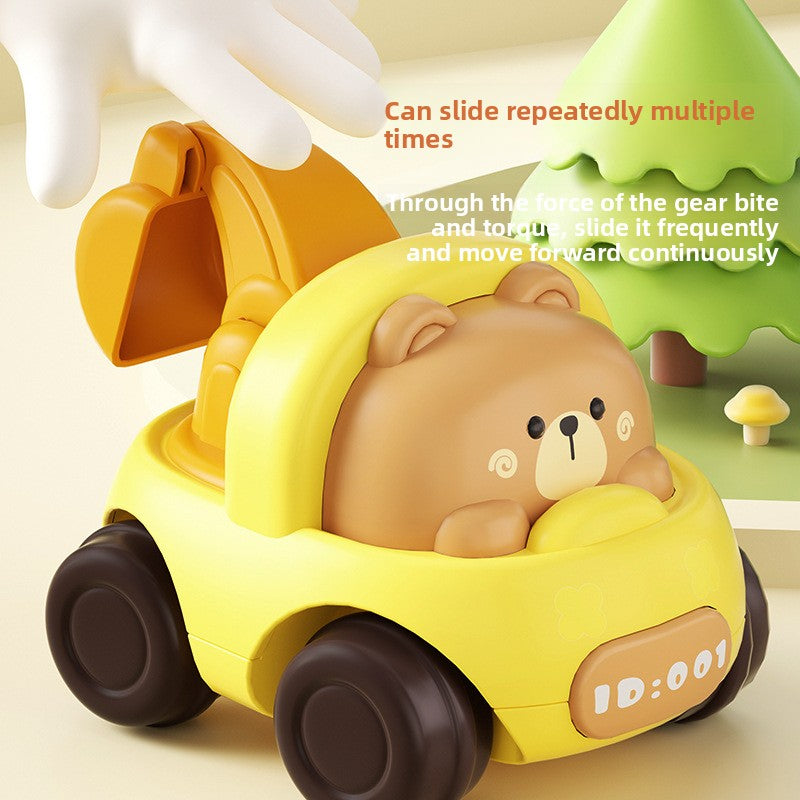 Cute Animal Engineering Vehicle Toy