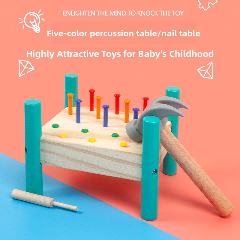 Montessori Wooden Peg Board Early Learning Toy