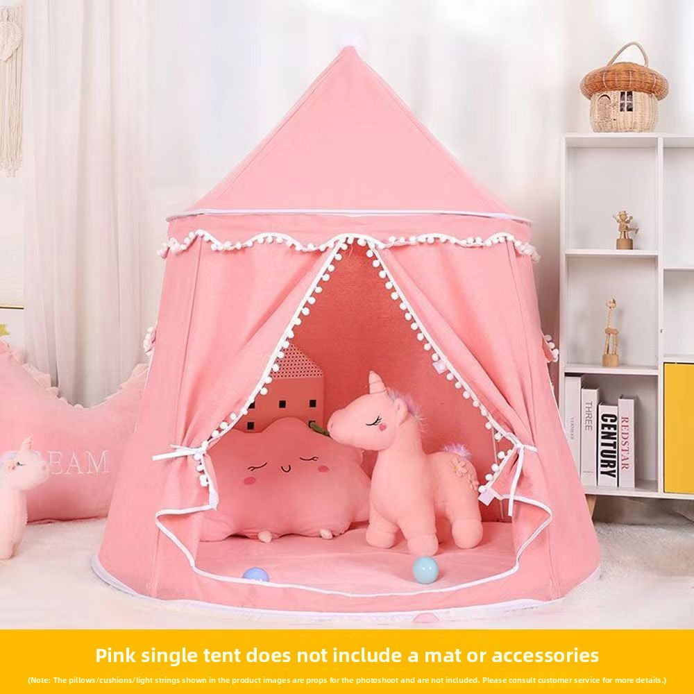 Children's Fabric Play Tent Indoor Playhouse for Little Boys & Girls
