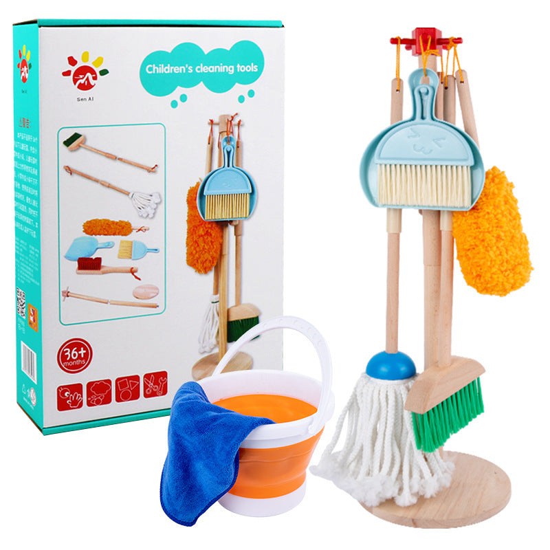 Wooden Clean Up Role Play Set
