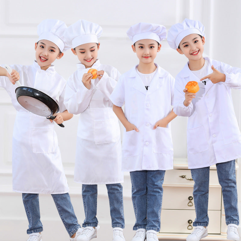 Children's Chef Role Play Costume Uniform Set