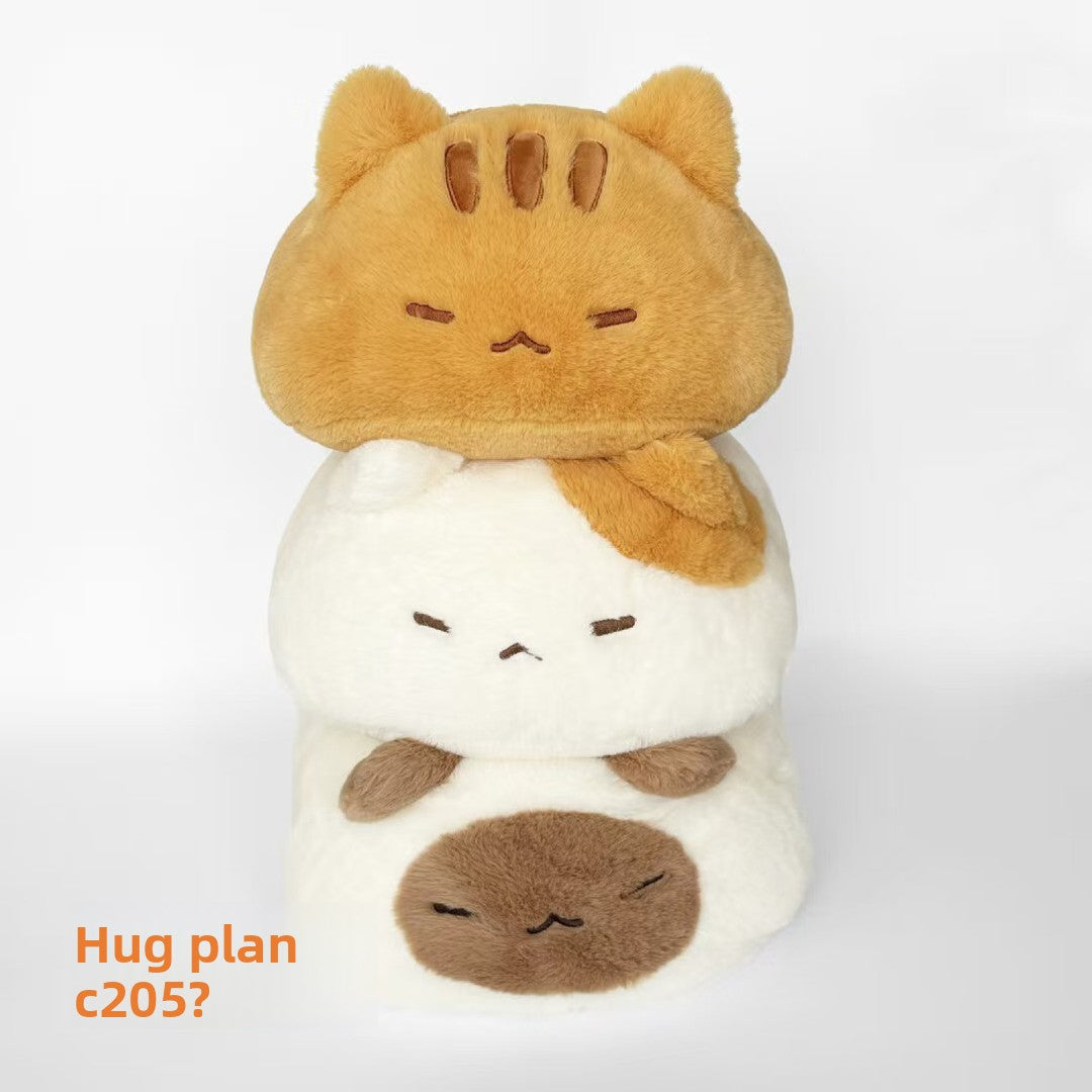 Cat Plush Toy Doll Sleeping Pillow Cushion