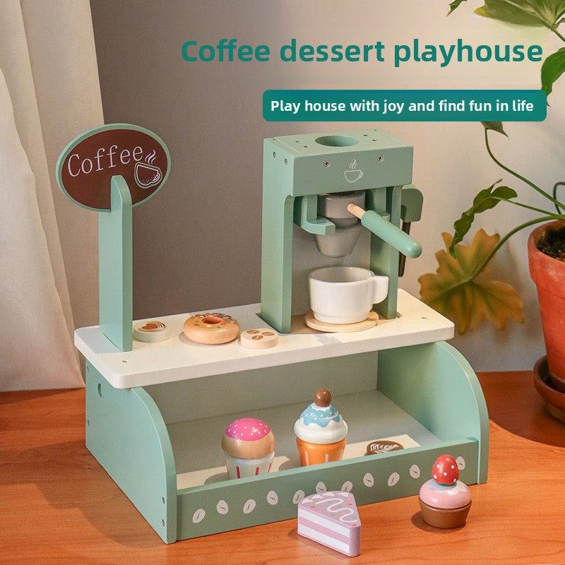Afternoon Tea & Ice cream Set -Wooden Kitchen Role Play Toys