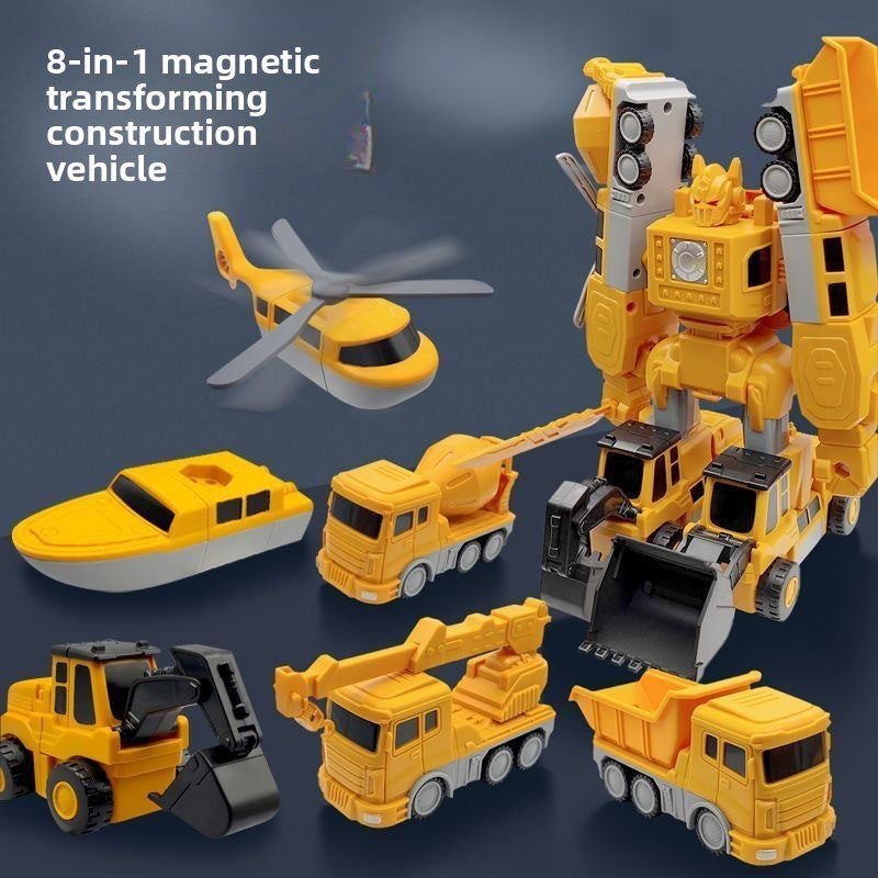 Magnetic Construction Robot Toy Set