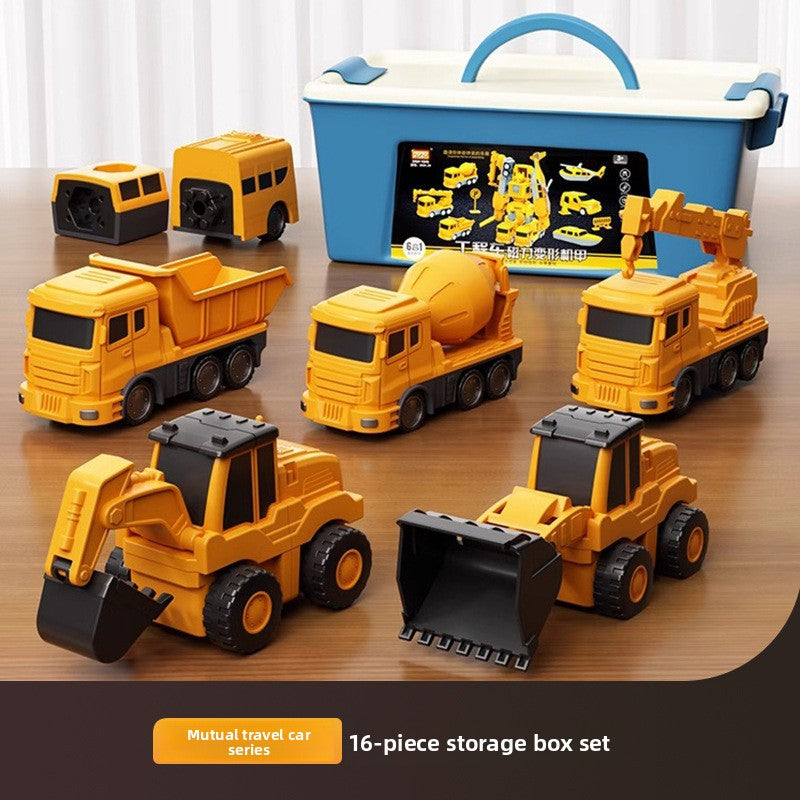 Magnetic Construction Robot Toy Set