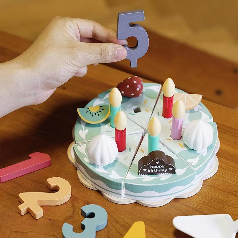 Afternoon Tea & Ice cream Set -Wooden Kitchen Role Play Toys