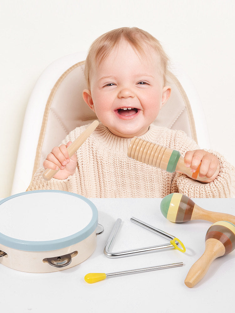 Wooden Musical Instrument Set for Kids
