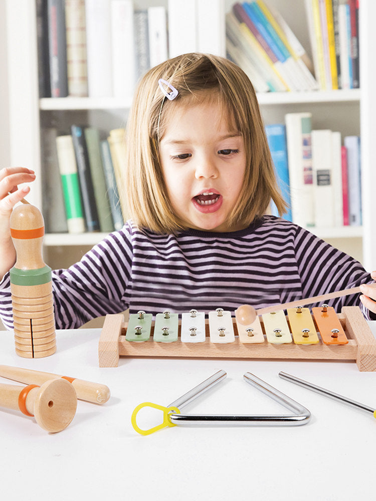 Wooden Musical Instrument Set for Kids