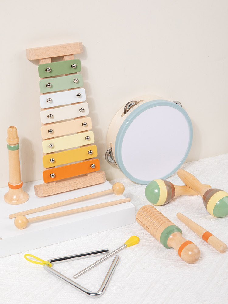 Wooden Musical Instrument Set for Kids