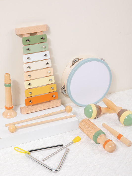 Wooden Musical Instrument Set for Kids