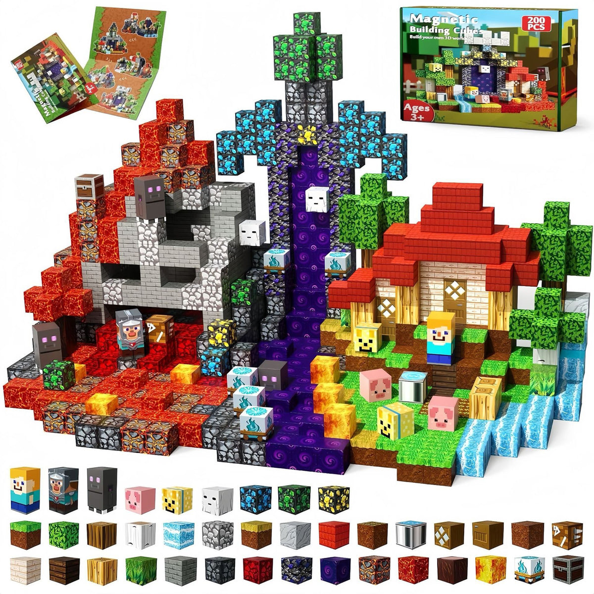 Magnetic Building Blocks Themed Sets