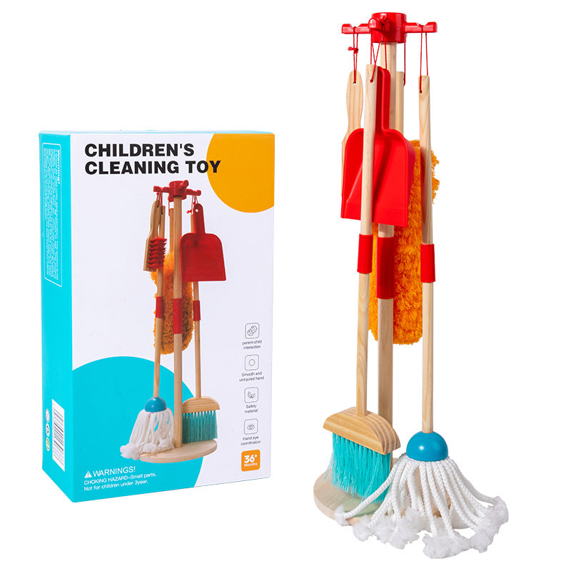 Wooden Clean Up Role Play Set