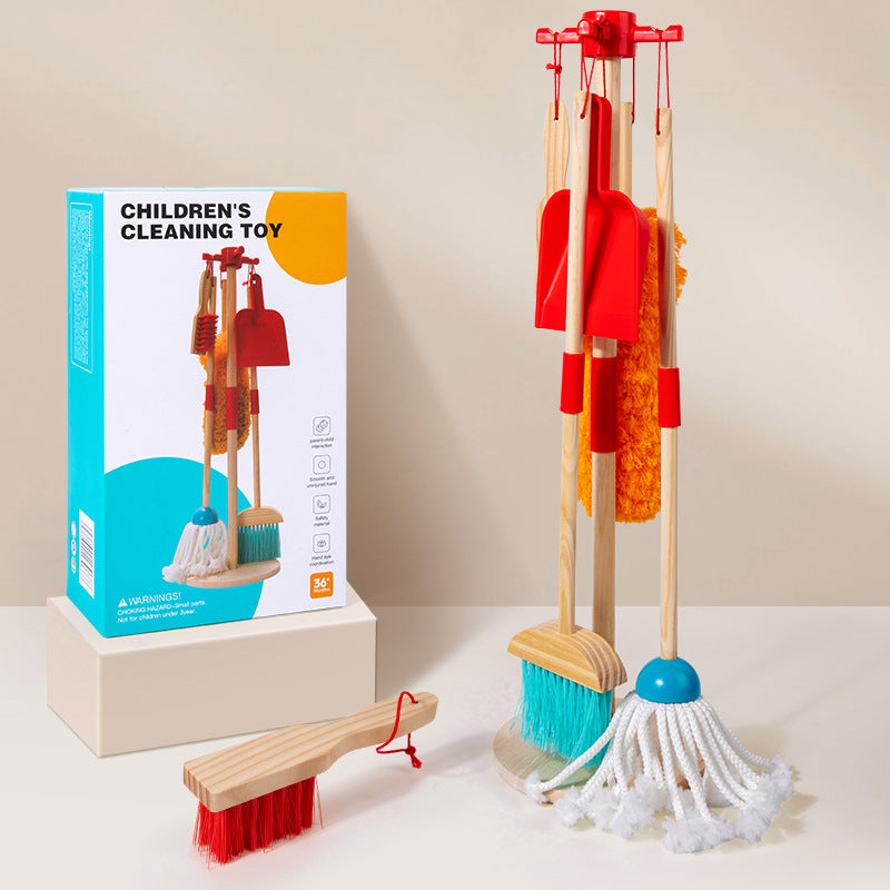 Wooden Clean Up Role Play Set