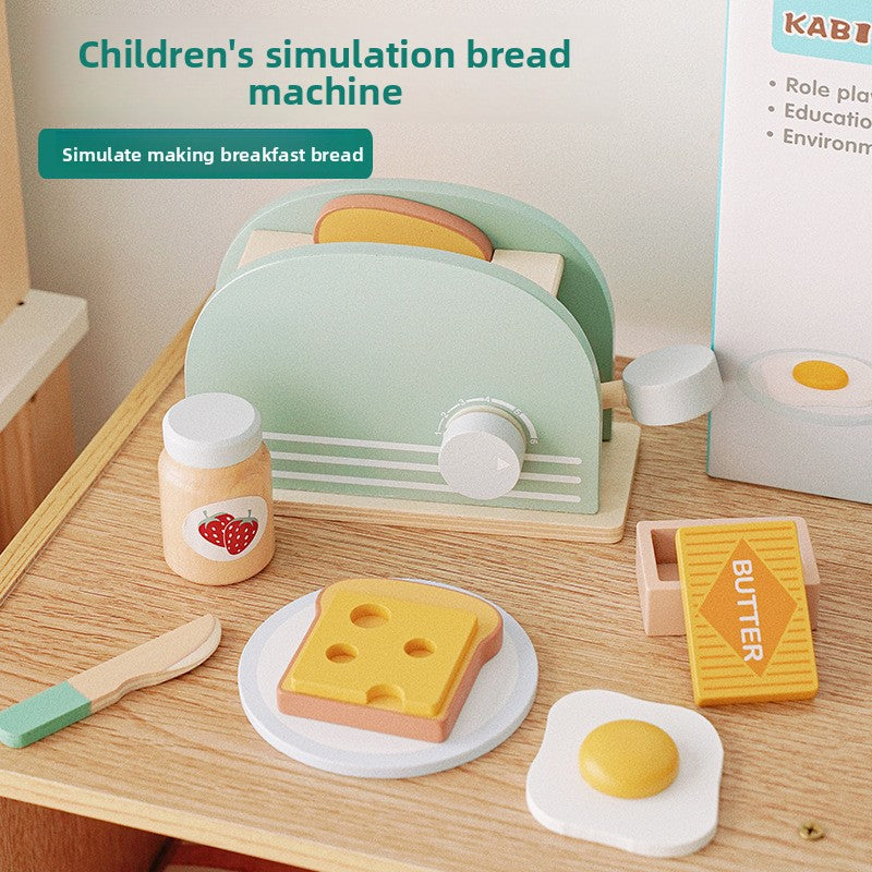 Afternoon Tea & Ice cream Set -Wooden Kitchen Role Play Toys