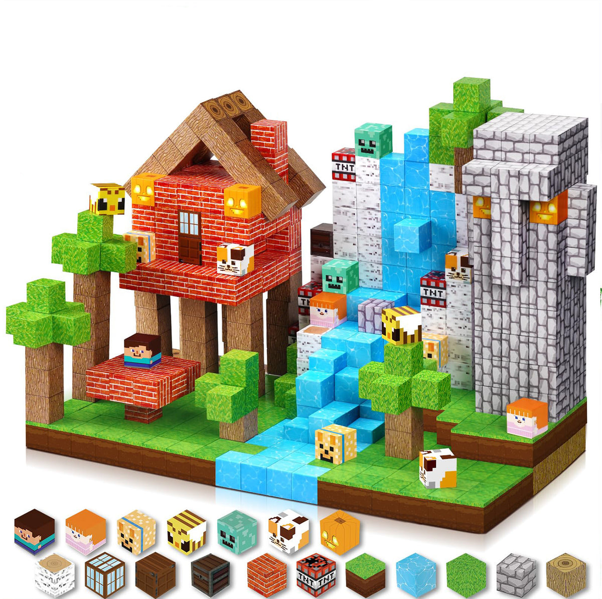 Magnetic Building Blocks Themed Sets