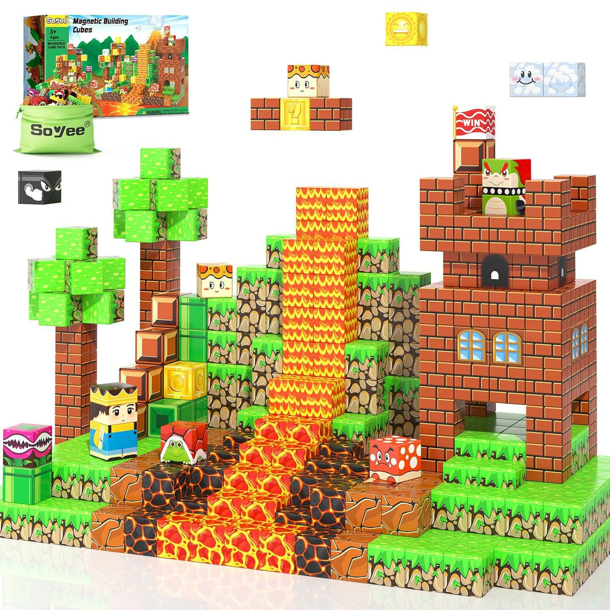 Magnetic Building Blocks Themed Sets