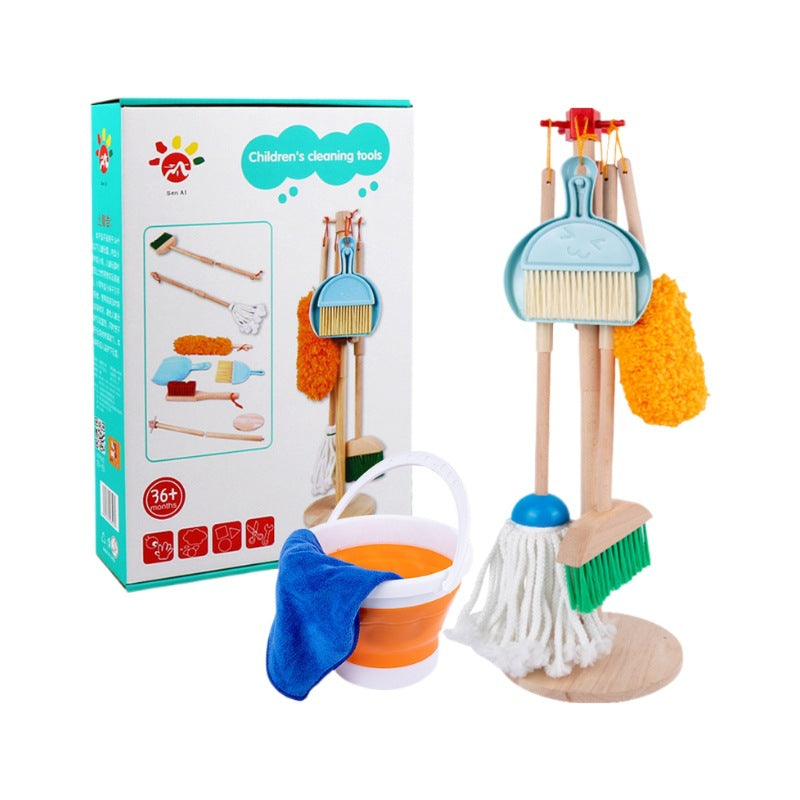 Wooden Clean Up Role Play Set