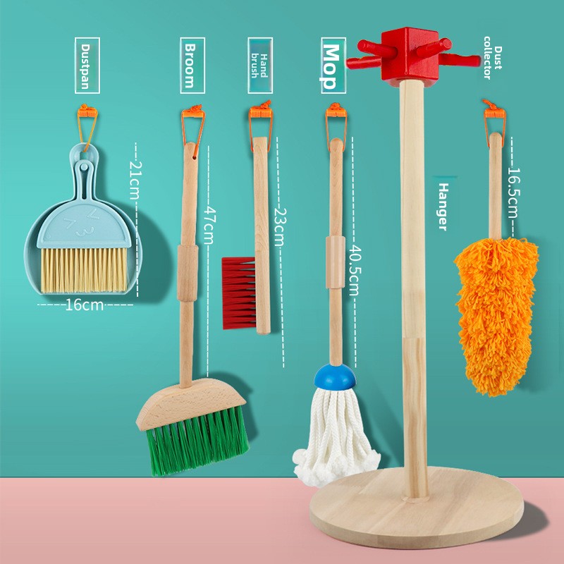 Wooden Clean Up Role Play Set
