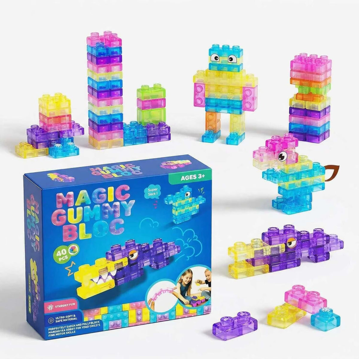 Squishy Jelly Building Blocks