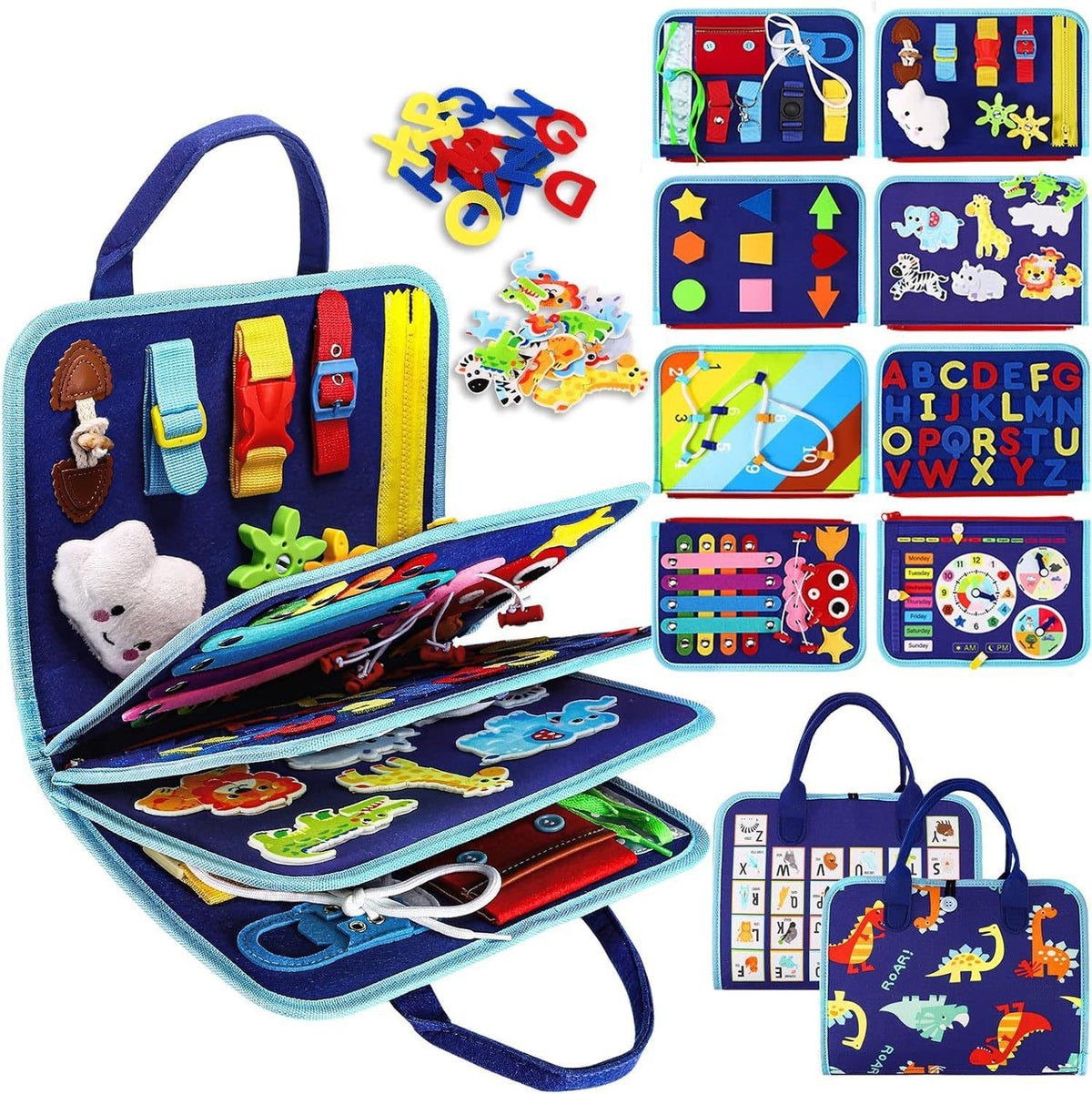 Felt Learning Sensory Play Board