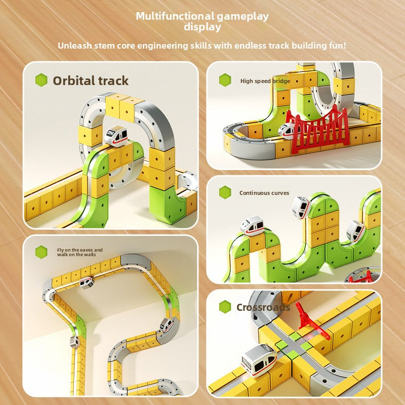 Magnetic Educational Toy Train Set