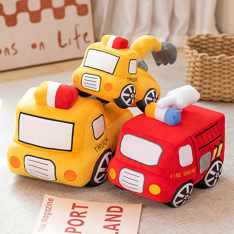 Plush Vehicle Toy for Kids