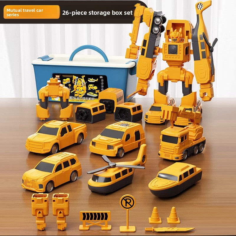 Magnetic Construction Robot Toy Set