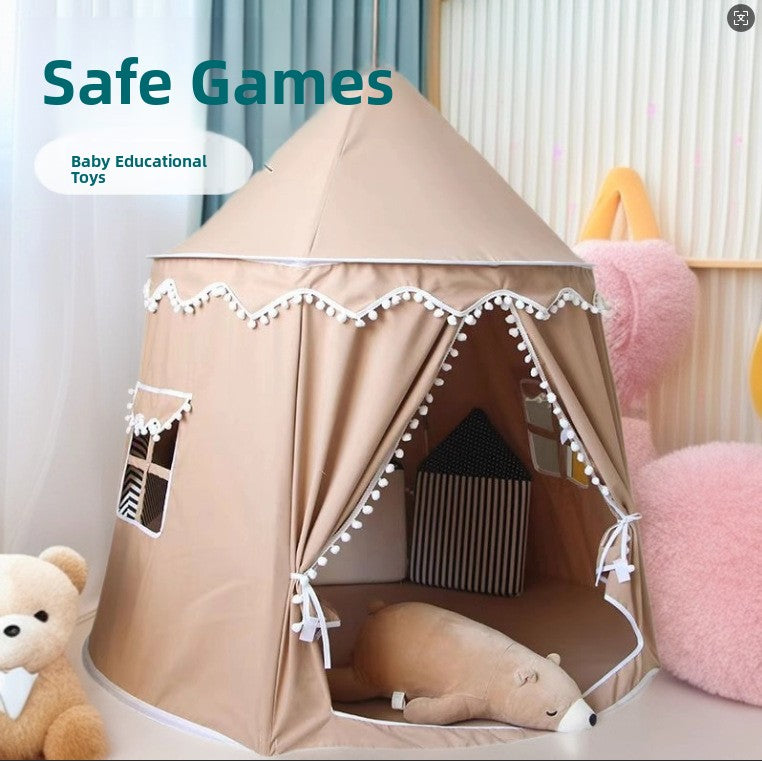 Children's Fabric Play Tent Indoor Playhouse for Little Boys & Girls