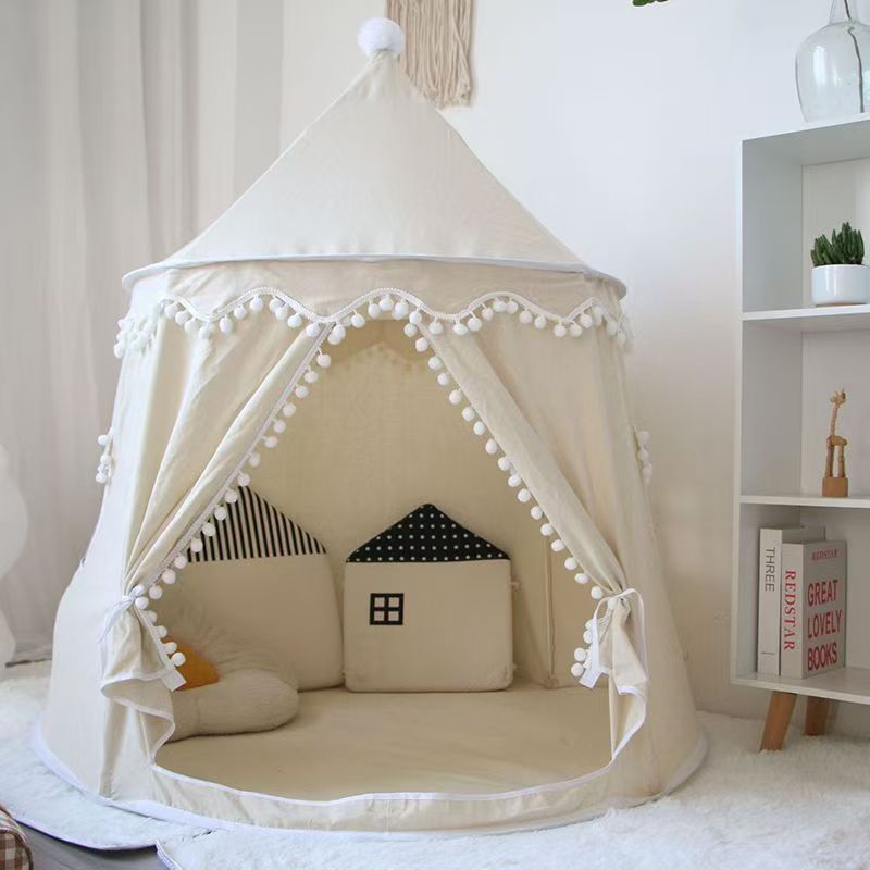 Children's Fabric Play Tent Indoor Playhouse for Little Boys & Girls