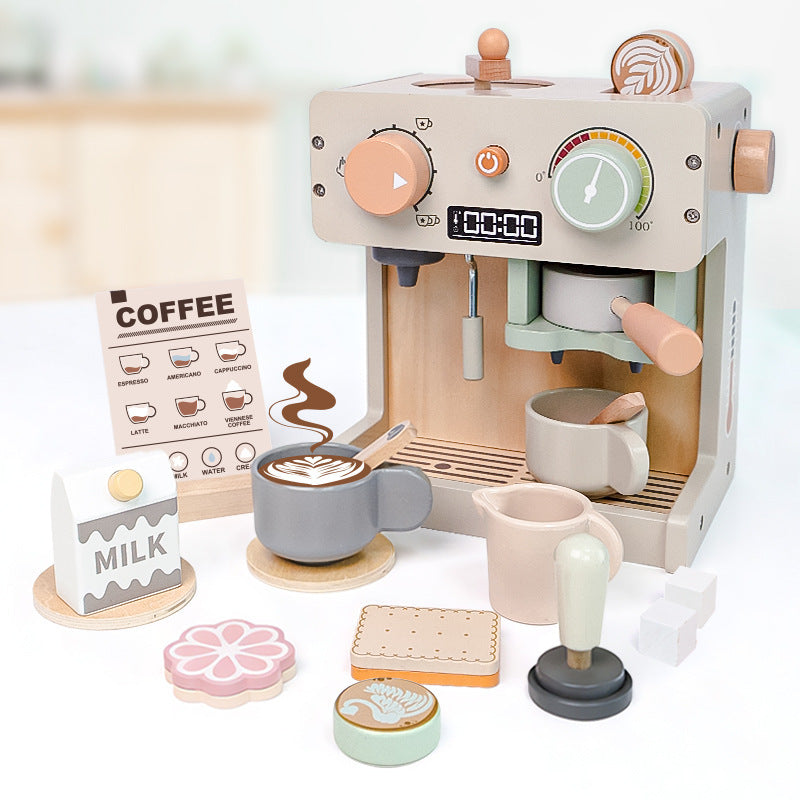 Afternoon Tea & Ice cream Set -Wooden Kitchen Role Play Toys