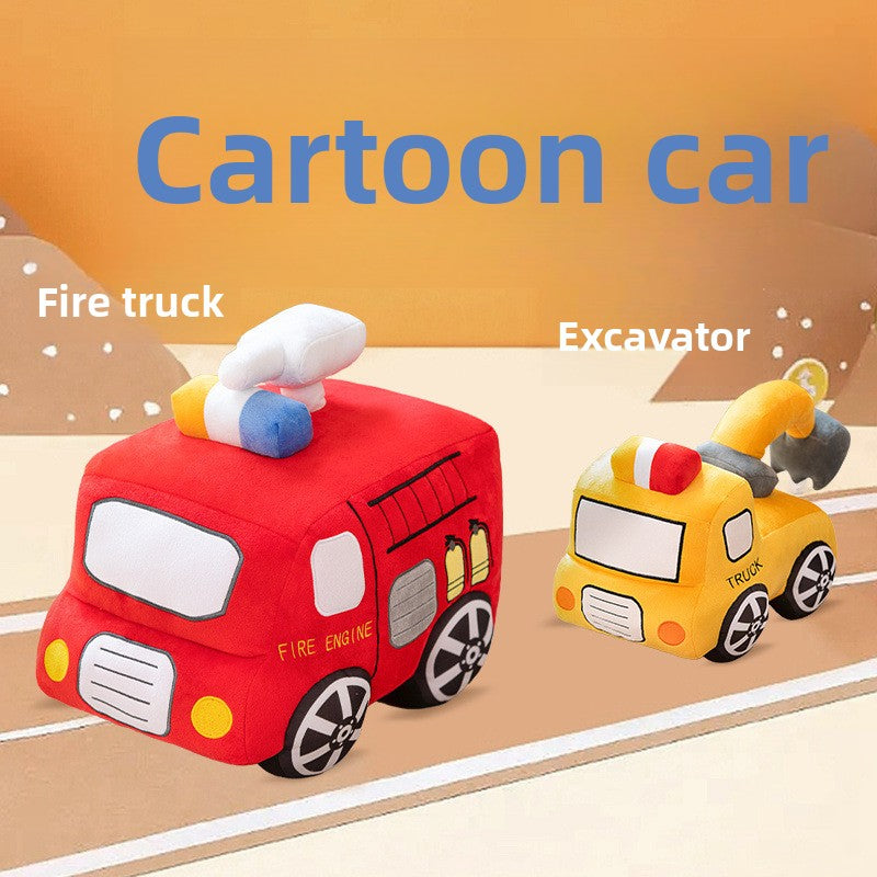 Plush Vehicle Toy for Kids