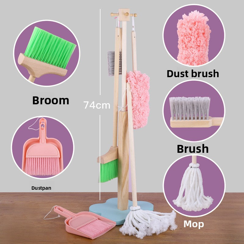 Wooden Clean Up Role Play Set