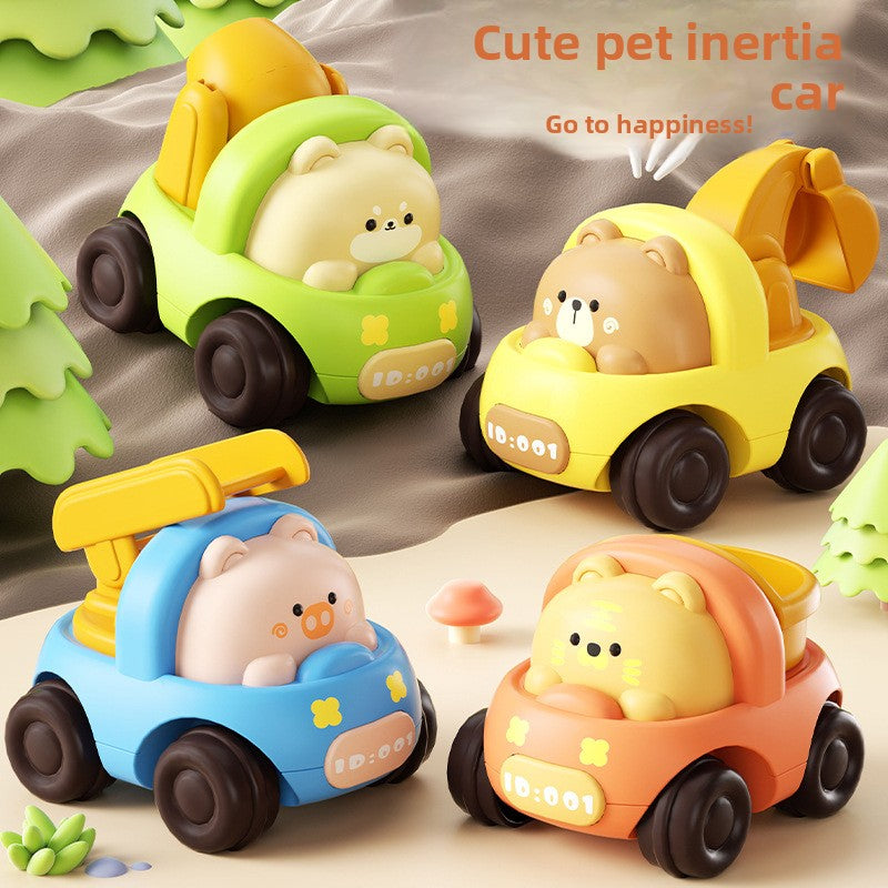 Cute Animal Engineering Vehicle Toy